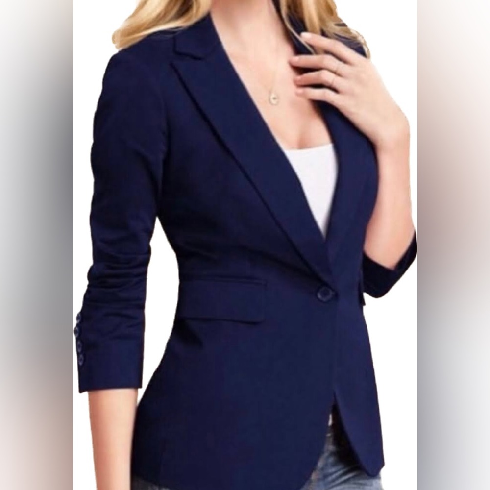Victoria’s Secret Body By Victoria Blazer Navy Blue